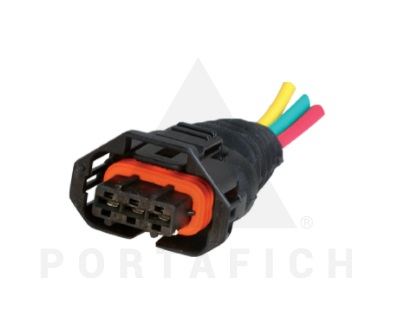 850 - FICHA 3 VIAS SENSOR.PUNTO MUERTO BOSCH - CHEVROLET - CON CAPUCHON